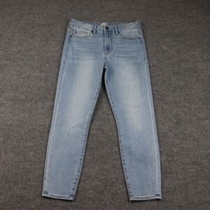 Dear John Jeans Womens 28 Light Wash Skinny Stretch Denim Mid Rise Ankle